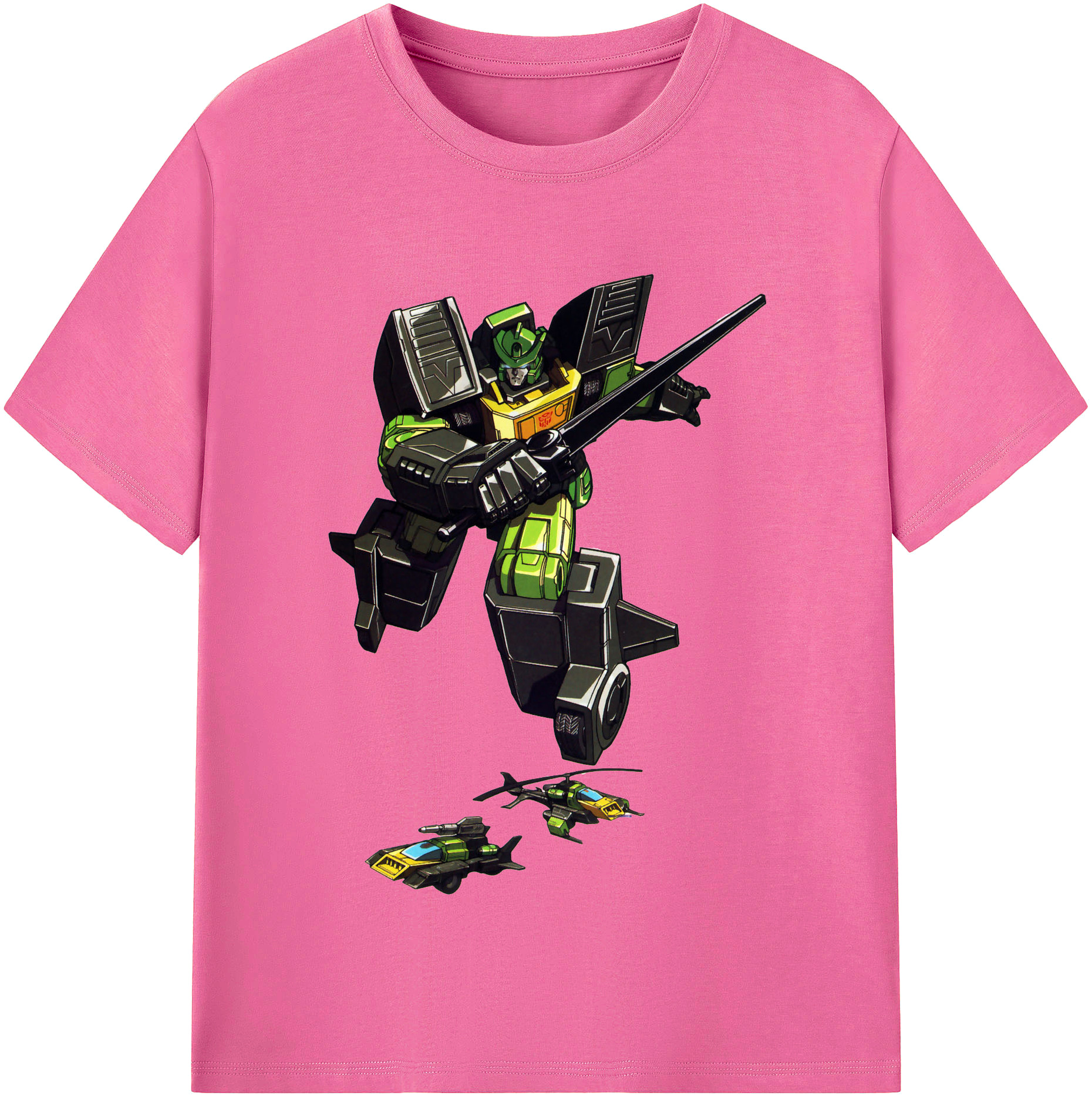 （画像用）  レディースカジュアルプリントTシャツ（綿100％）